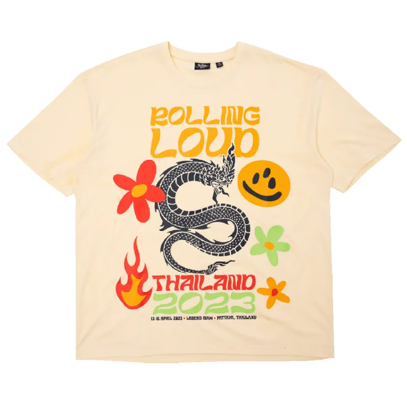 RL Thailand Scales Cream Tee sold by Rolling Loud Merch