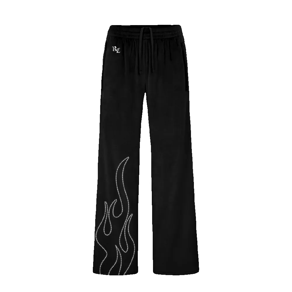 Womens Bunny Bae Bar Velour Track Pants sold by Rolling Loud Merch