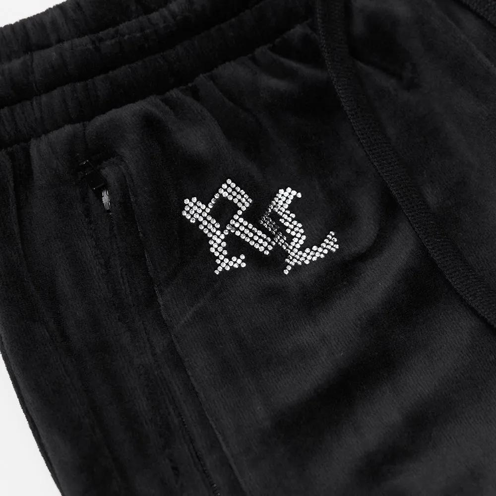 Womens Bunny Bae Bar Velour Track Pants sold by Rolling Loud Merch product image thumbnail 3