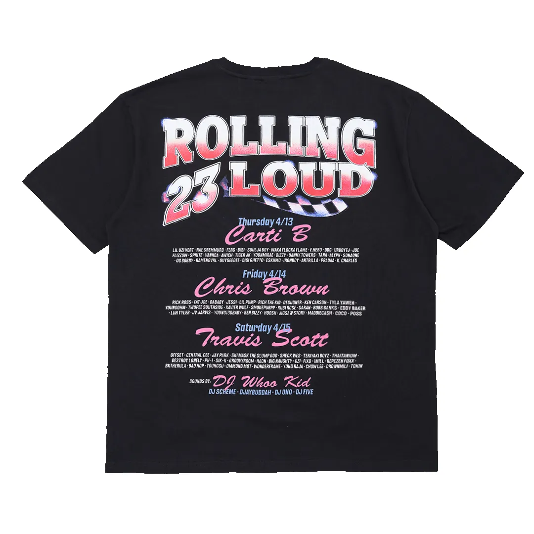RL Thailand Speedracer Lineup Black Tee sold by Rolling Loud Merch product image thumbnail 2