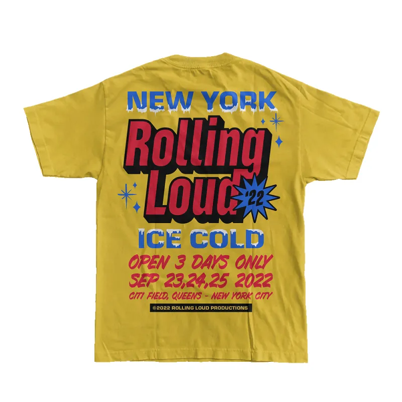 RL Ice Cold T Shirt NYC 22 sold by Rolling Loud Merch