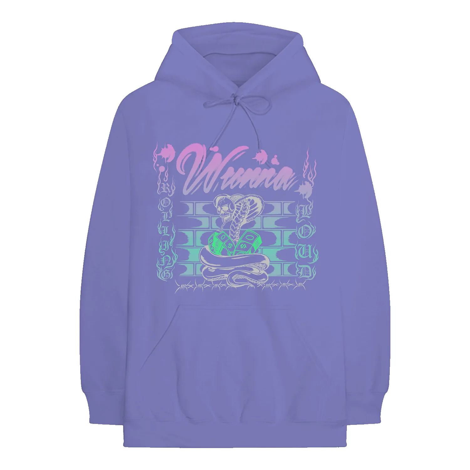 Gunna x Rolling Loud Stream Air Purple Hoodie sold by Rolling Loud Merch