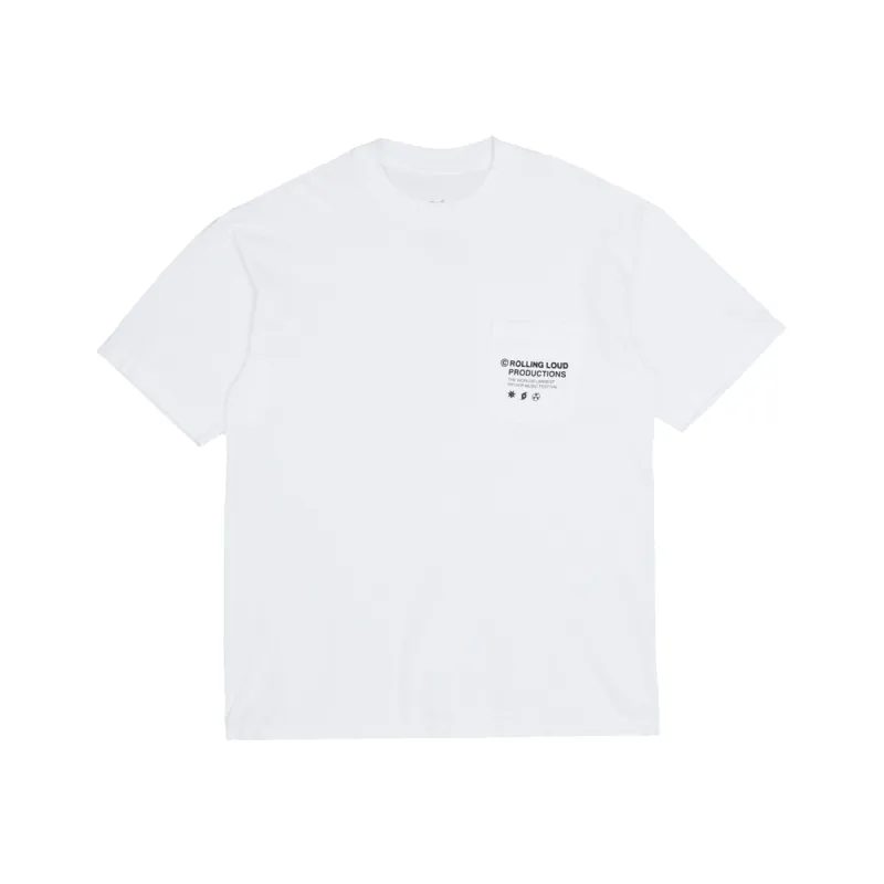 RL Productions Pocket Tee Vintage White sold by Rolling Loud Merch