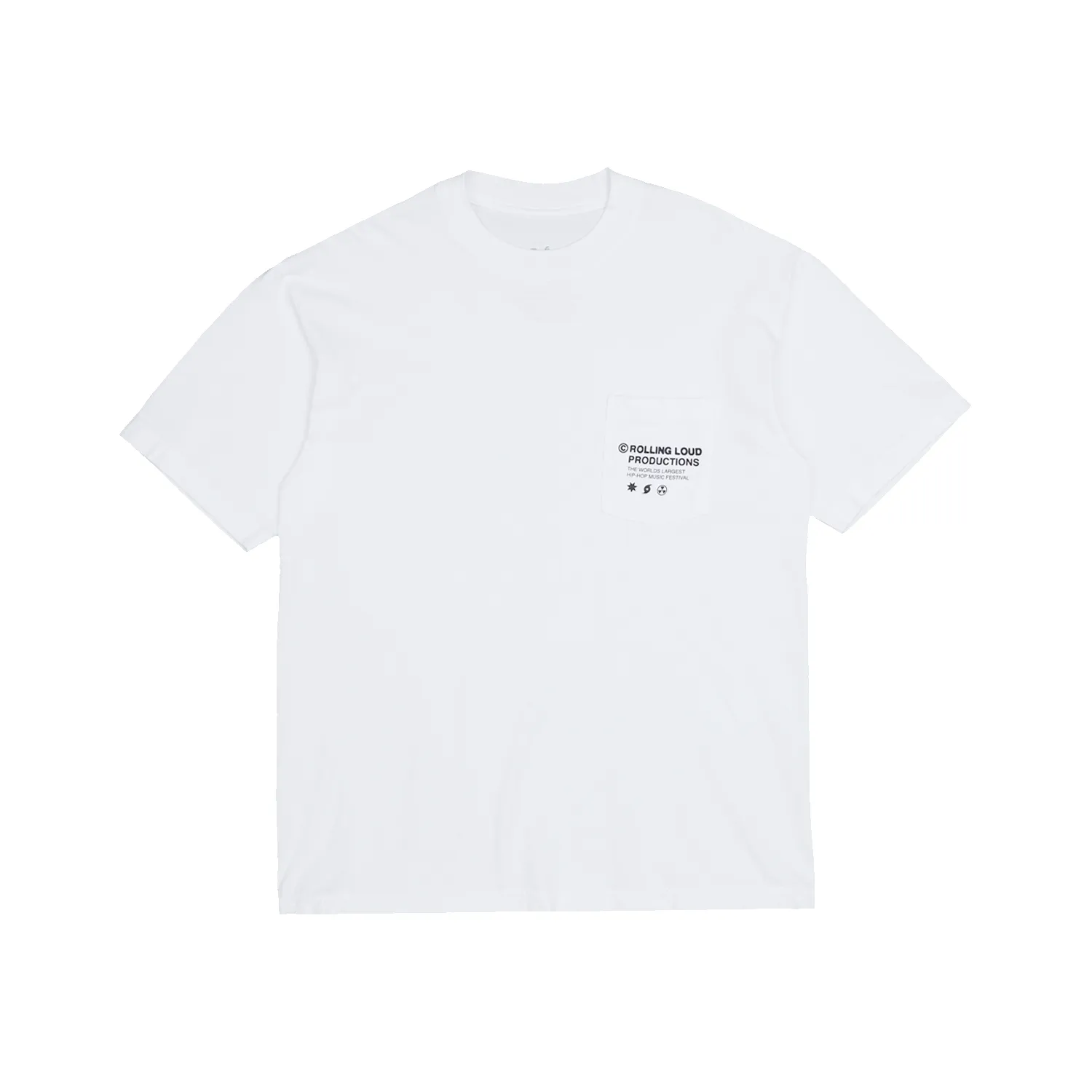 RL Productions Pocket Tee Vintage White sold by Rolling Loud Merch