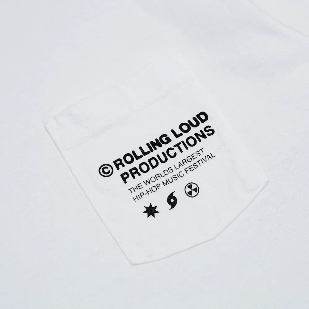 RL Productions Pocket Tee Vintage White sold by Rolling Loud Merch product image thumbnail 3