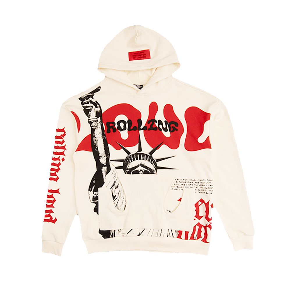 RL Lady Liberty Hoodie Cream NYC 22 sold by Rolling Loud Merch