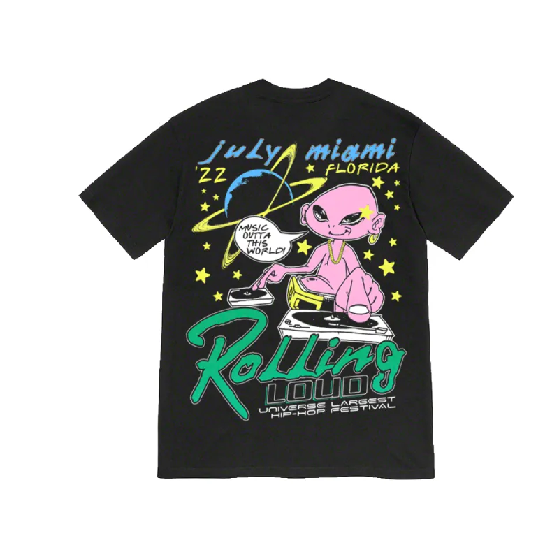 RL This World T Shirt Black Miami 22 sold by Rolling Loud Merch