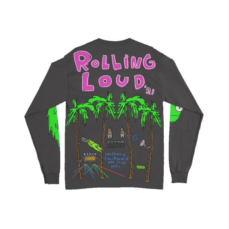 RL X B2SS Get Weird LA 2021 LS Tee sold by Rolling Loud Merch