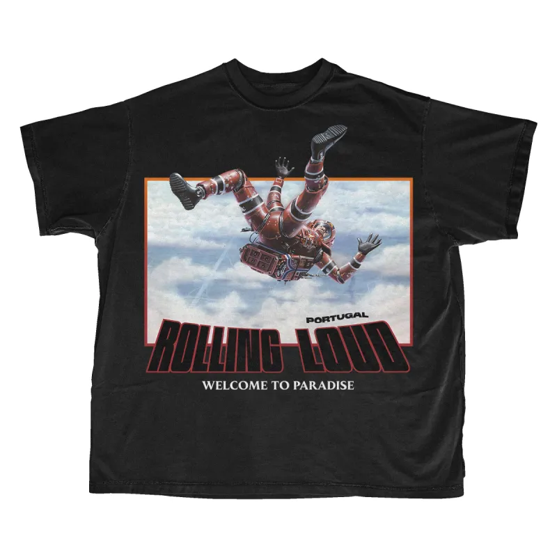 RL Free Falling T Shirt Black Portugal 2022 sold by Rolling Loud Merch