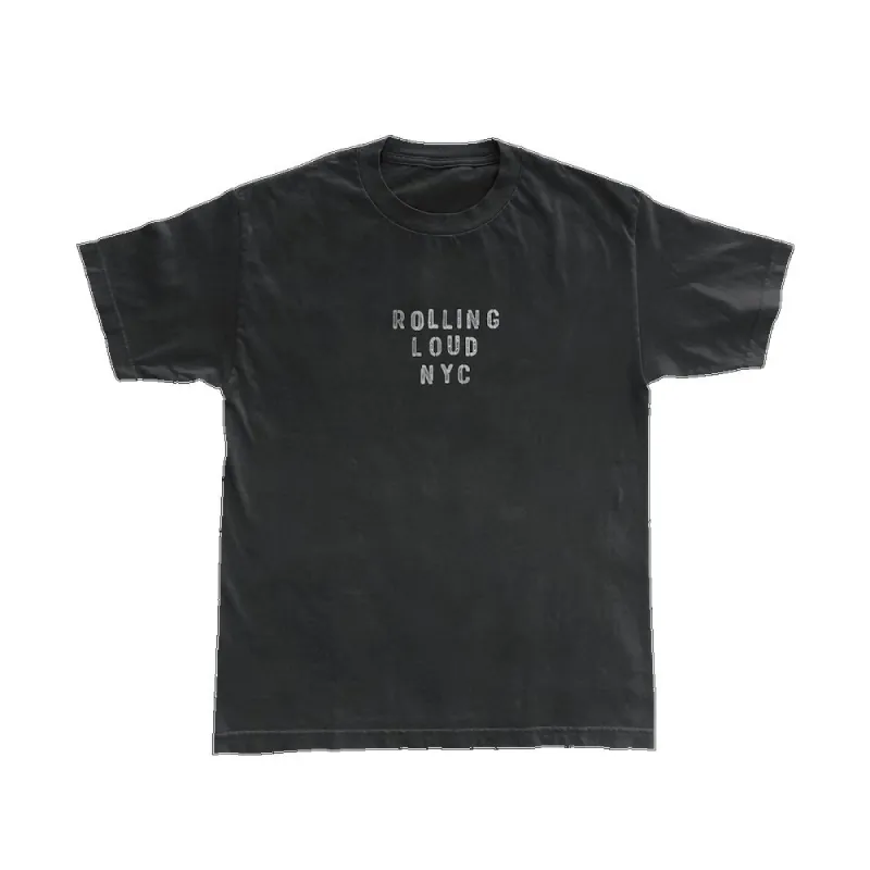 Classic LOUD NYC Vintage Black Tee sold by Rolling Loud Merch