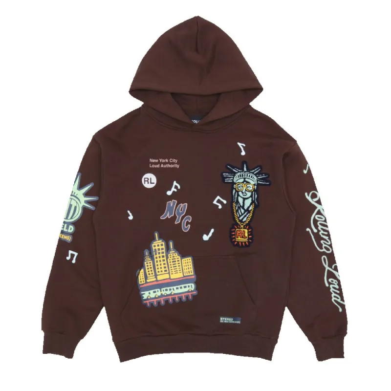 RL NY Embroidered Hoodie NYC 2021 sold by Rolling Loud Merch