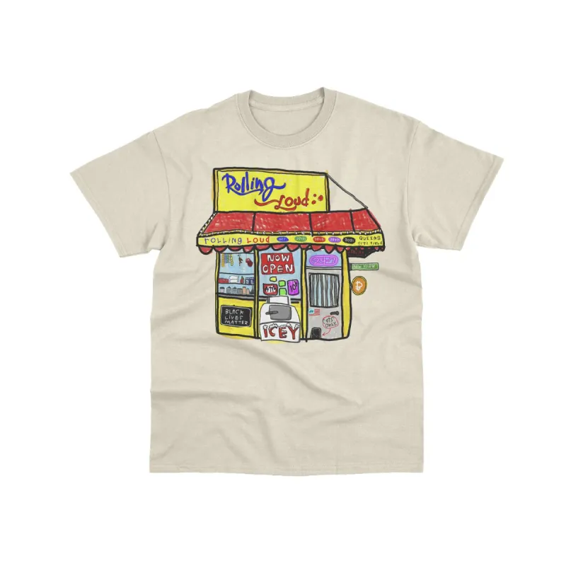 NYC 2021 Exclusive Bodega Line Up Tee sold by Rolling Loud Merch