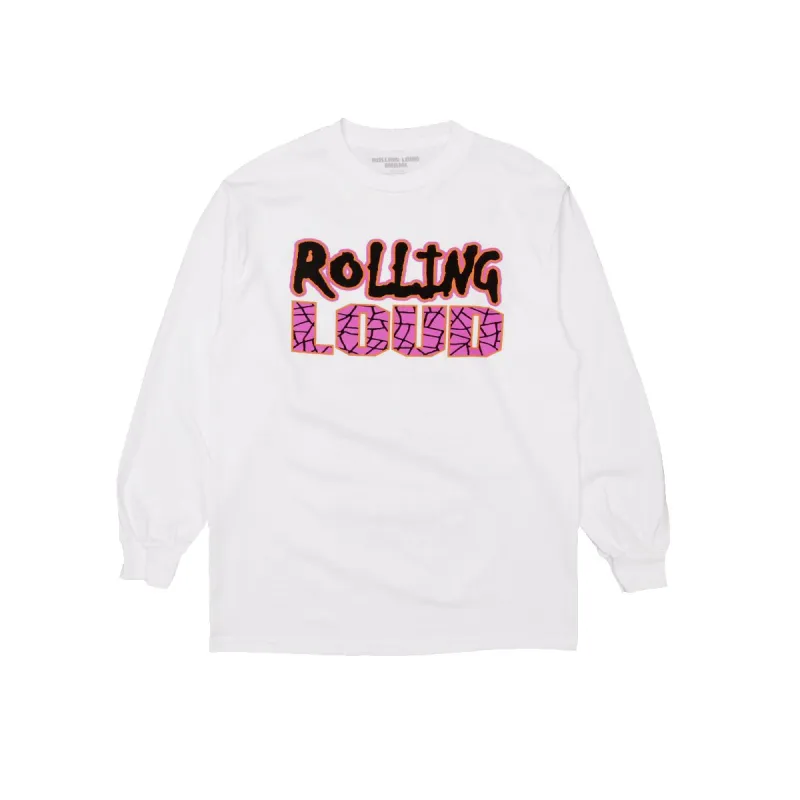 Cracked Long Sleeve Tee Miami 21 sold by Rolling Loud Merch