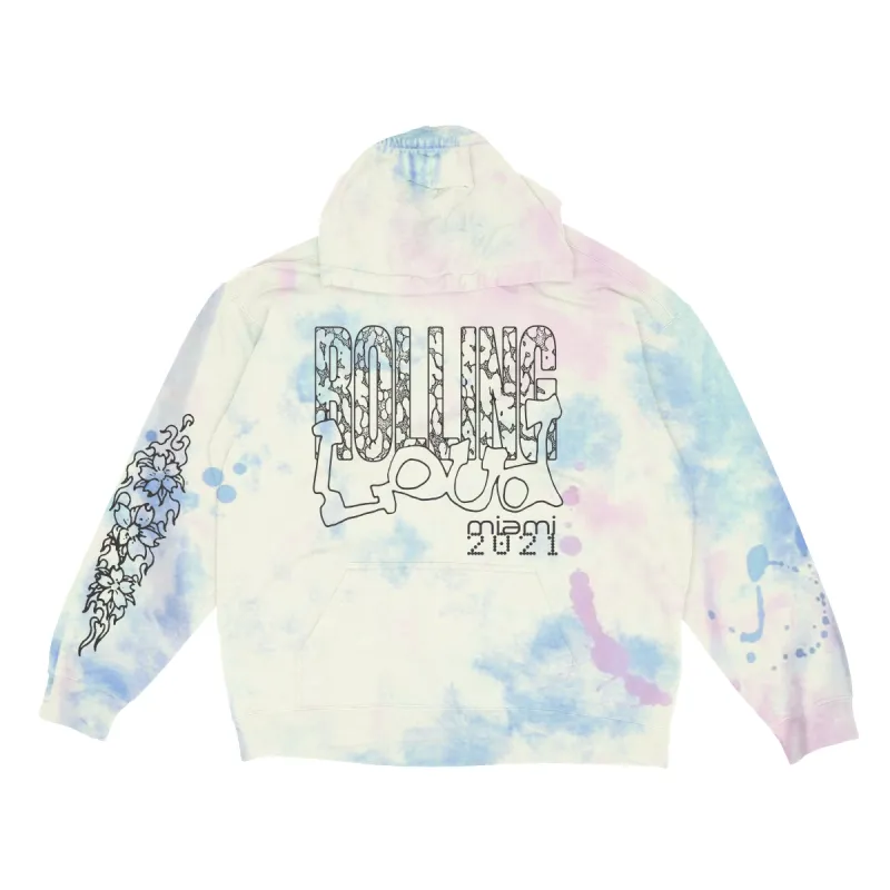 Sketchy Miami 21 Custom Dyed Hoodie sold by Rolling Loud Merch
