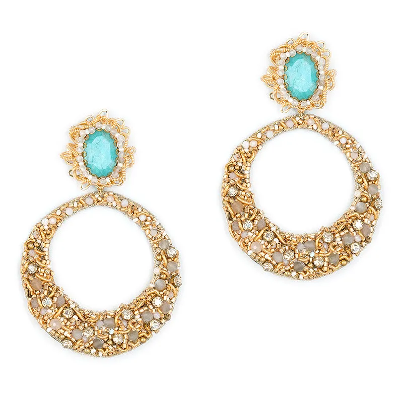 Isidore Earrings made by Deepa Gurnari