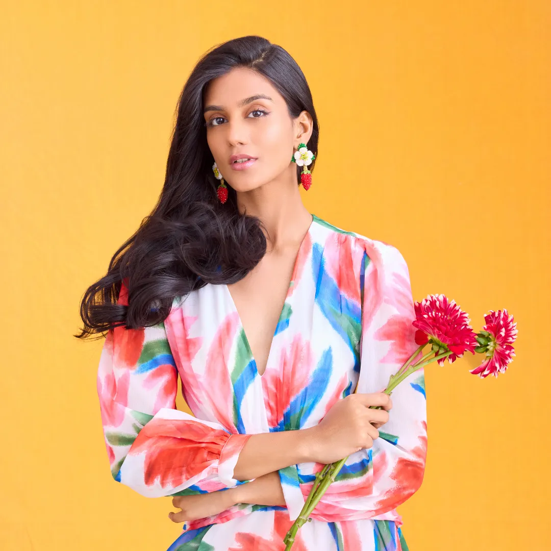 Strawberries Earrings sold by Deepa Gurnari product image thumbnail 4