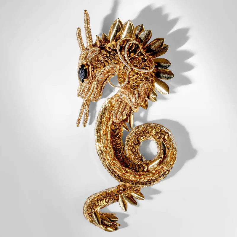 Dragon Brooch made by Deepa Gurnari