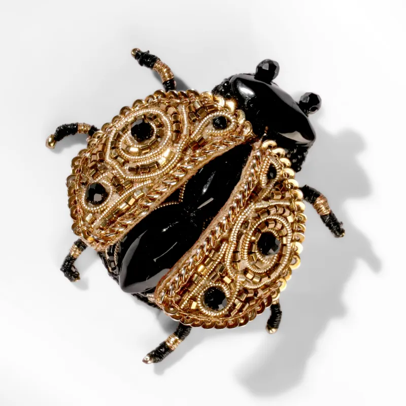 Ladybug Brooch made by Bape