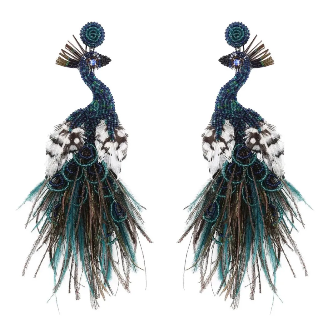Peacock Earrings sold by Deepa Gurnari