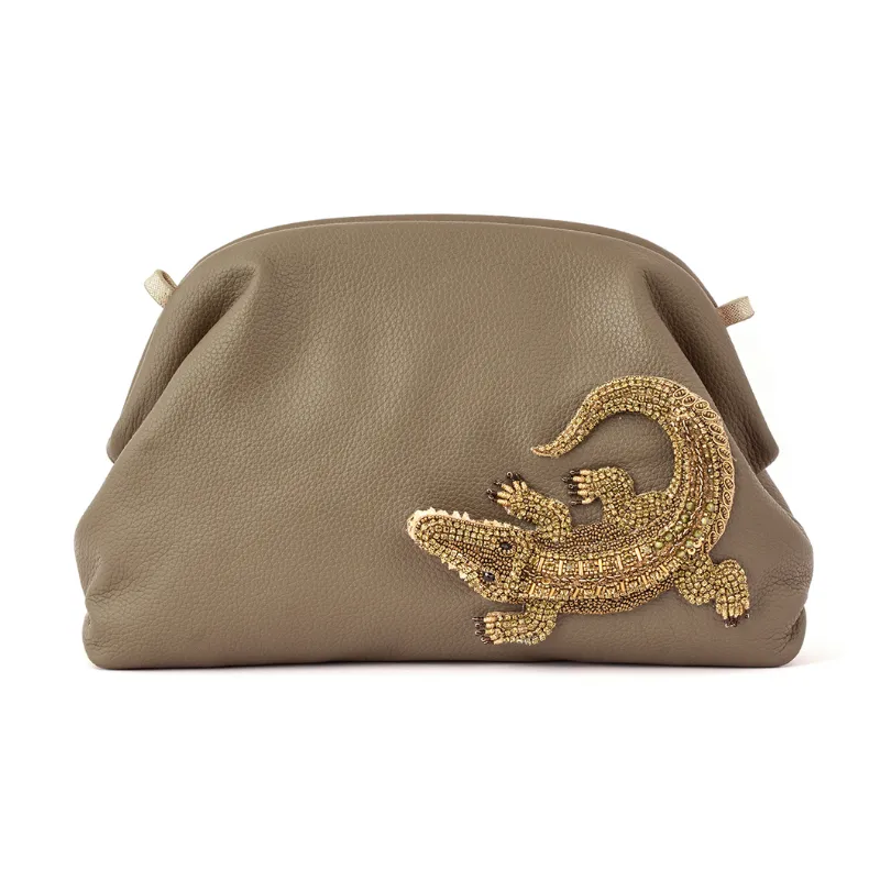Alligator Clutch made by Bape