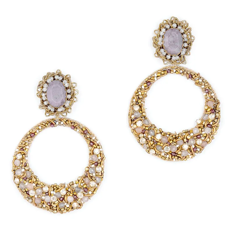 Isidore Earrings made by Deepa Gurnari