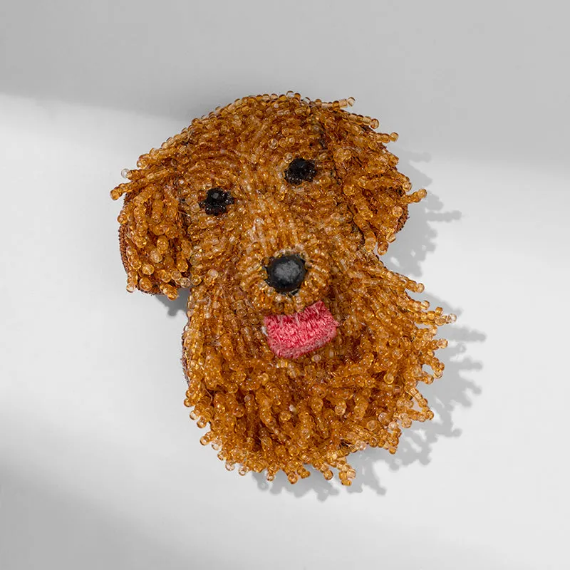 Golden Retriever Brooch made by Bape