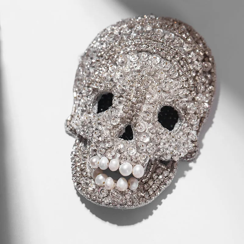 Skull On Ice Brooch sold by Deepa Gurnari product image thumbnail 4