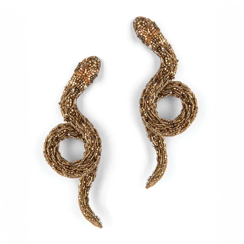 Boa Earrings made by Deepa Gurnari