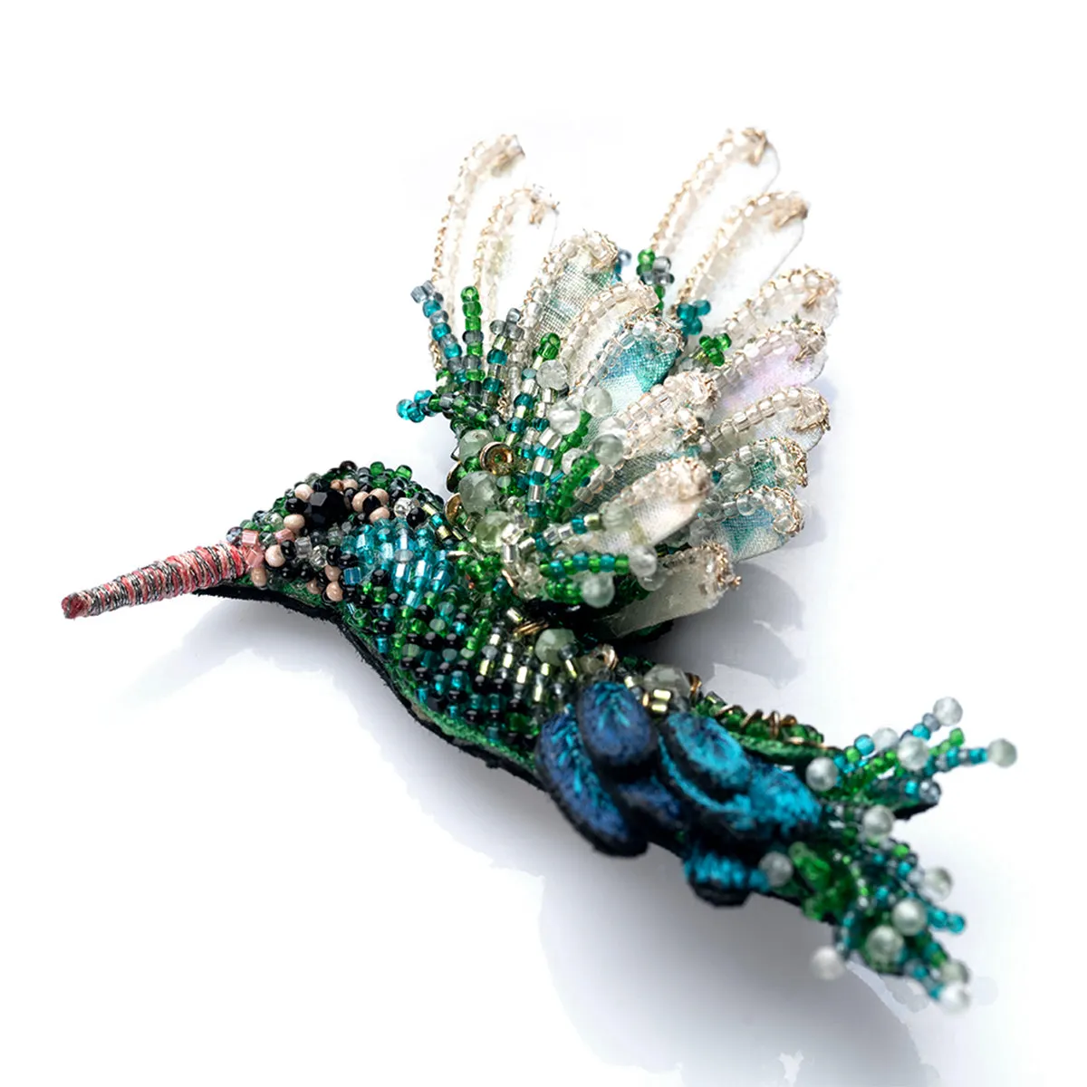 Hummingbird Brooch sold by Deepa Gurnari product image thumbnail 2