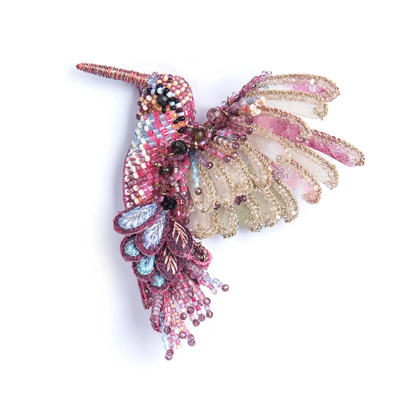 Hummingbird Brooch sold by Deepa Gurnari product image thumbnail 3