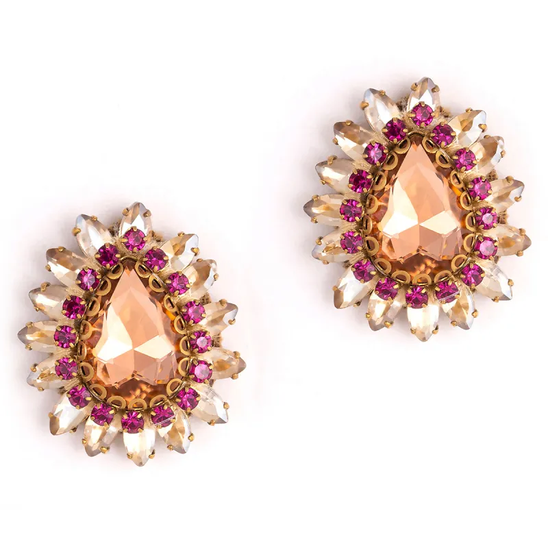 Leesha Earrings made by Deepa Gurnari