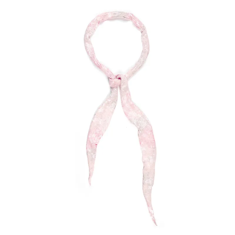 Veronique Sequin Skinny Scarf made by Deepa Gurnari