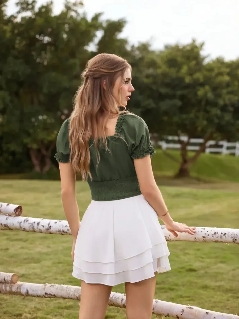 Victoria x Bridgeton Spring Cotton Tops with Bones sold by Scarlet Darkness product image thumbnail 5
