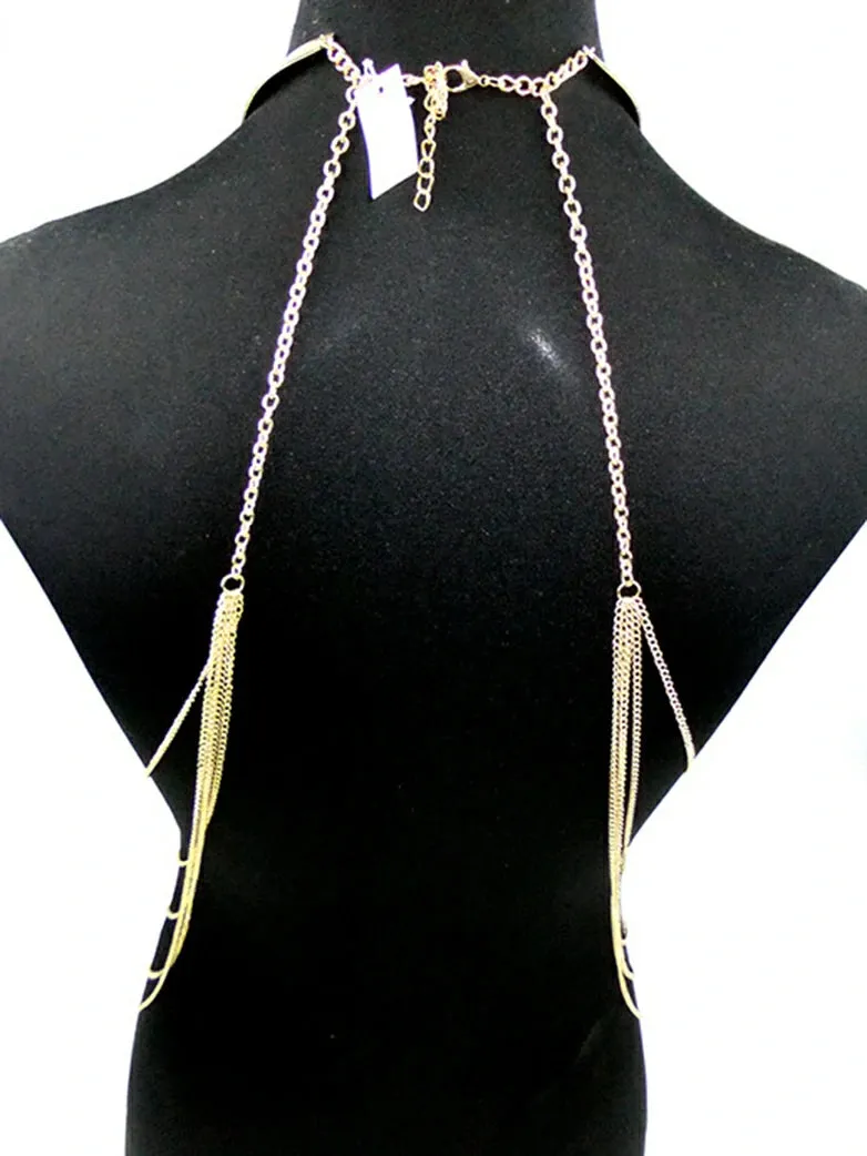 Gothic Metal Body Chain sold by Scarlet Darkness product image thumbnail 3
