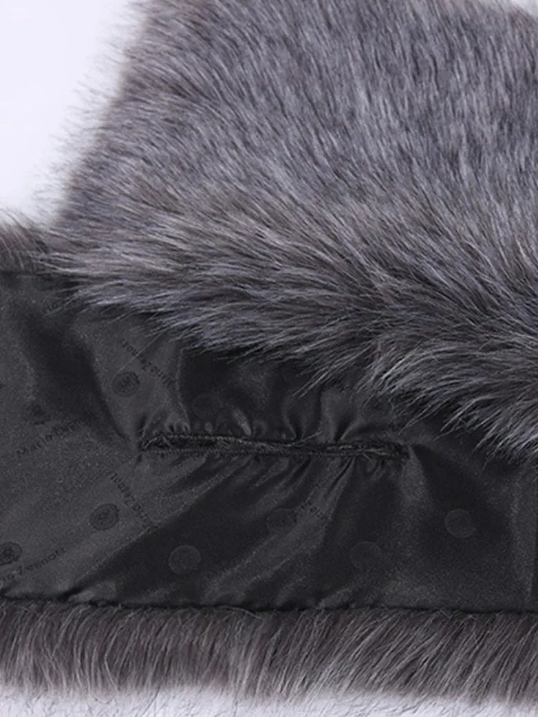 Winter Soft Faux Fur Thick Shawl/Coats for Women sold by Scarlet Darkness product image thumbnail 4