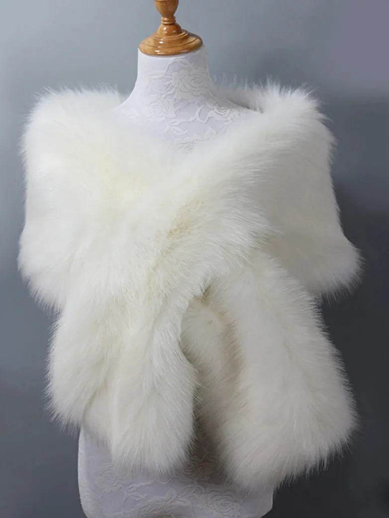 Winter Soft Faux Fur Thick Shawl/Coats for Women sold by Scarlet Darkness product image thumbnail 5