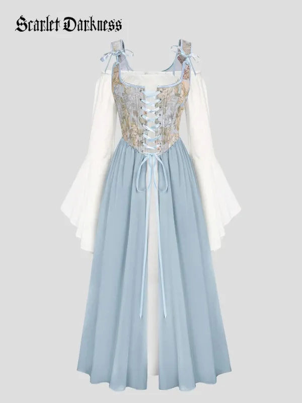 Whimsical Fantasy Jacquard Fairy 2pcs Set Dress made by Scarlet Darkness