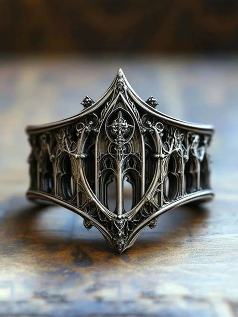 Medieval Castle Totem Ring sold by Scarlet Darkness