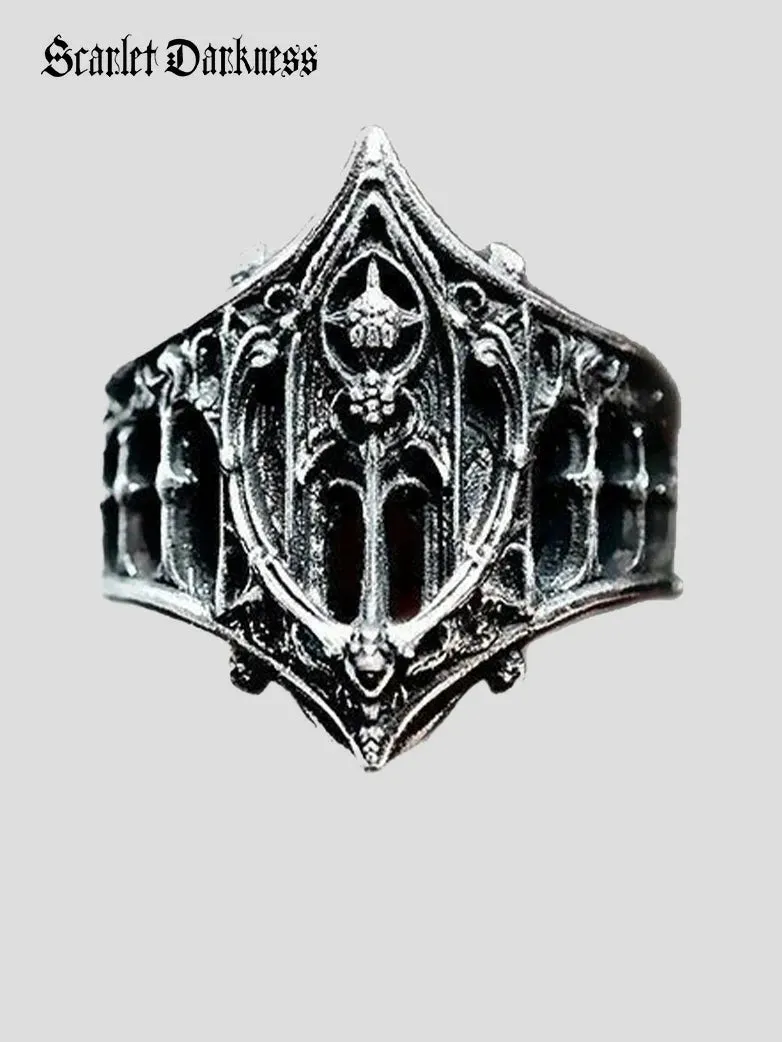 Medieval Castle Totem Ring sold by Scarlet Darkness product image thumbnail 2