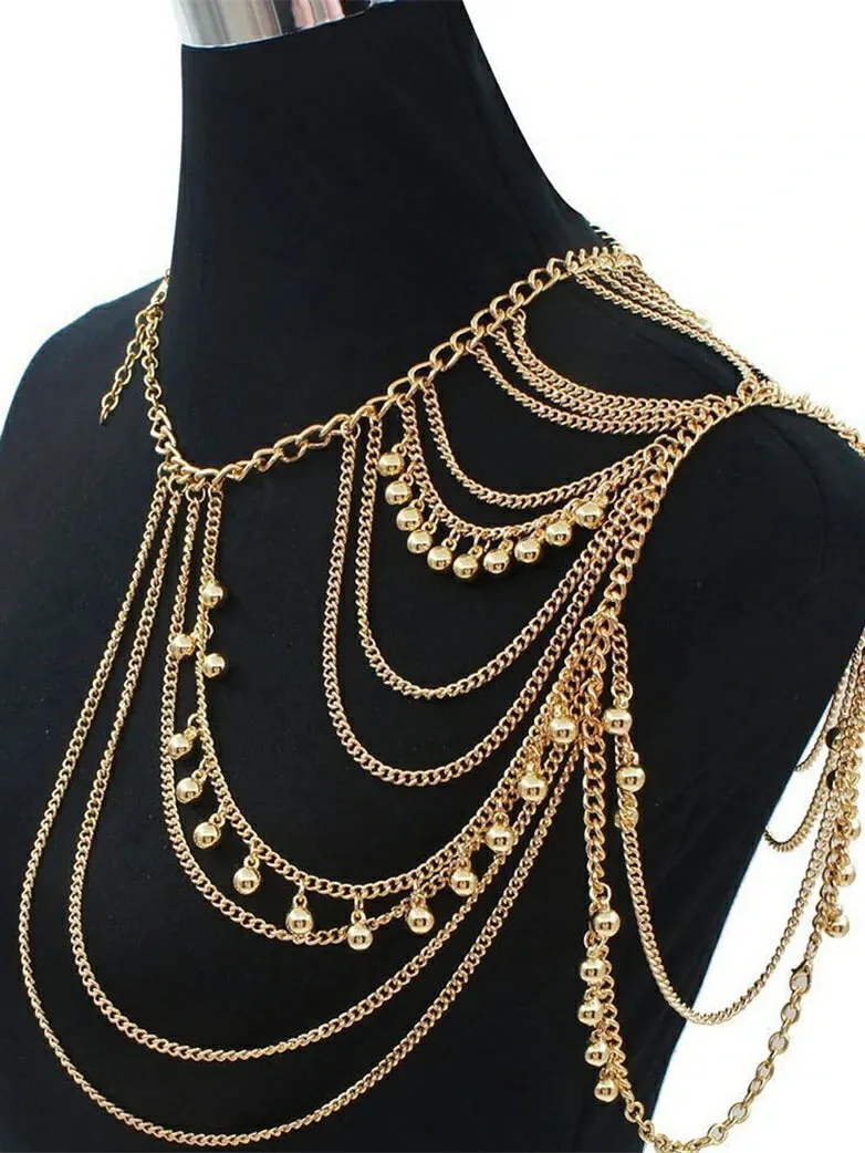 Pirate Off Shoulder Body Chain sold by Scarlet Darkness product image thumbnail 4