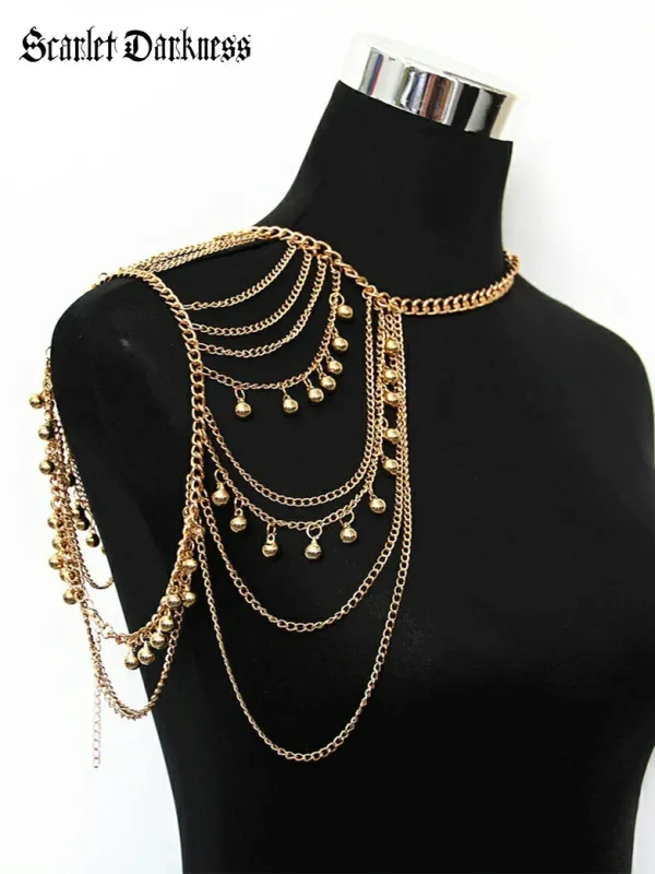 Pirate Off Shoulder Body Chain made by Scarlet Darkness