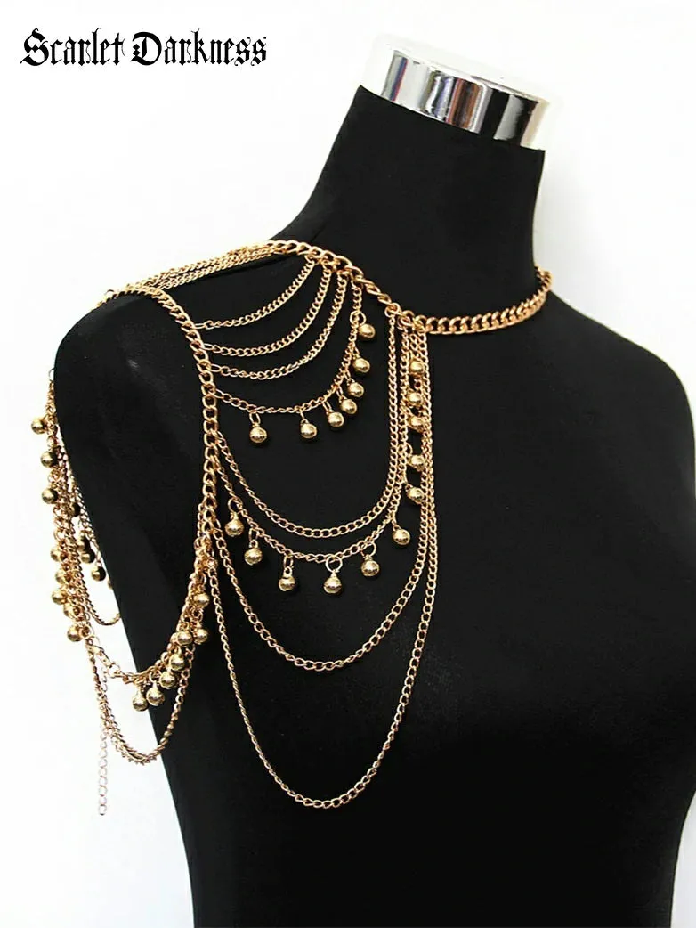 Pirate Off Shoulder Body Chain sold by Scarlet Darkness