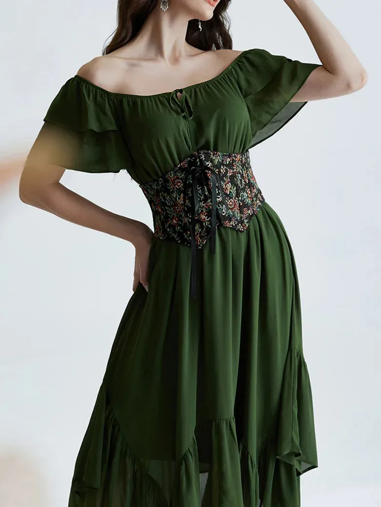 Body Shape Waist Corset Belt with 15 Bones and Lace-up sold by Scarlet Darkness product image thumbnail 4