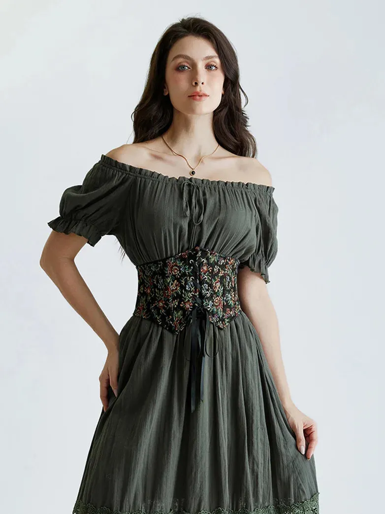 Body Shape Waist Corset Belt with 15 Bones and Lace-up sold by Scarlet Darkness product image thumbnail 3