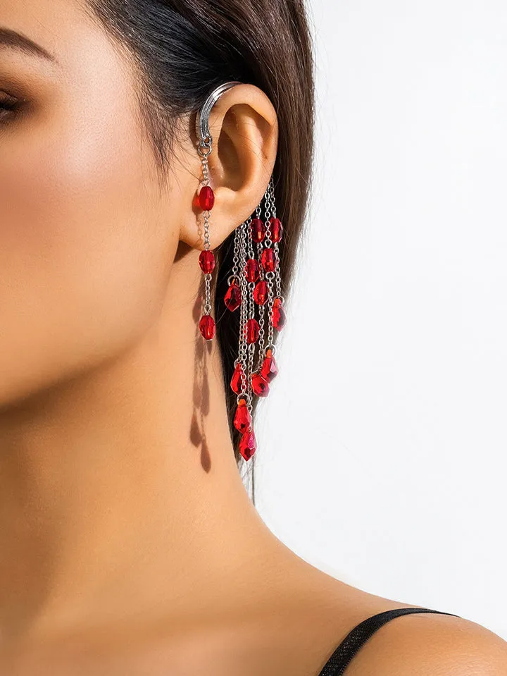 Gothic Blood-stained Earrings sold by Scarlet Darkness product image thumbnail 3