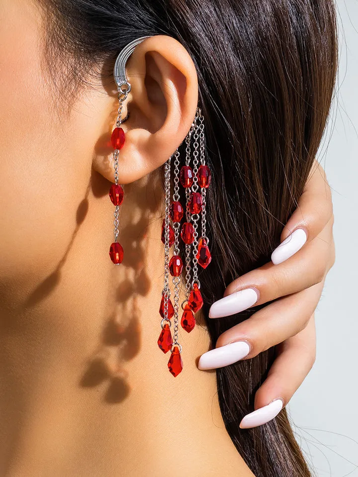 Gothic Blood-stained Earrings sold by Scarlet Darkness product image thumbnail 2