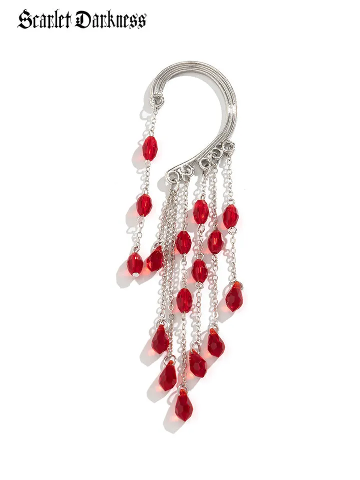 Gothic Blood-stained Earrings sold by Scarlet Darkness