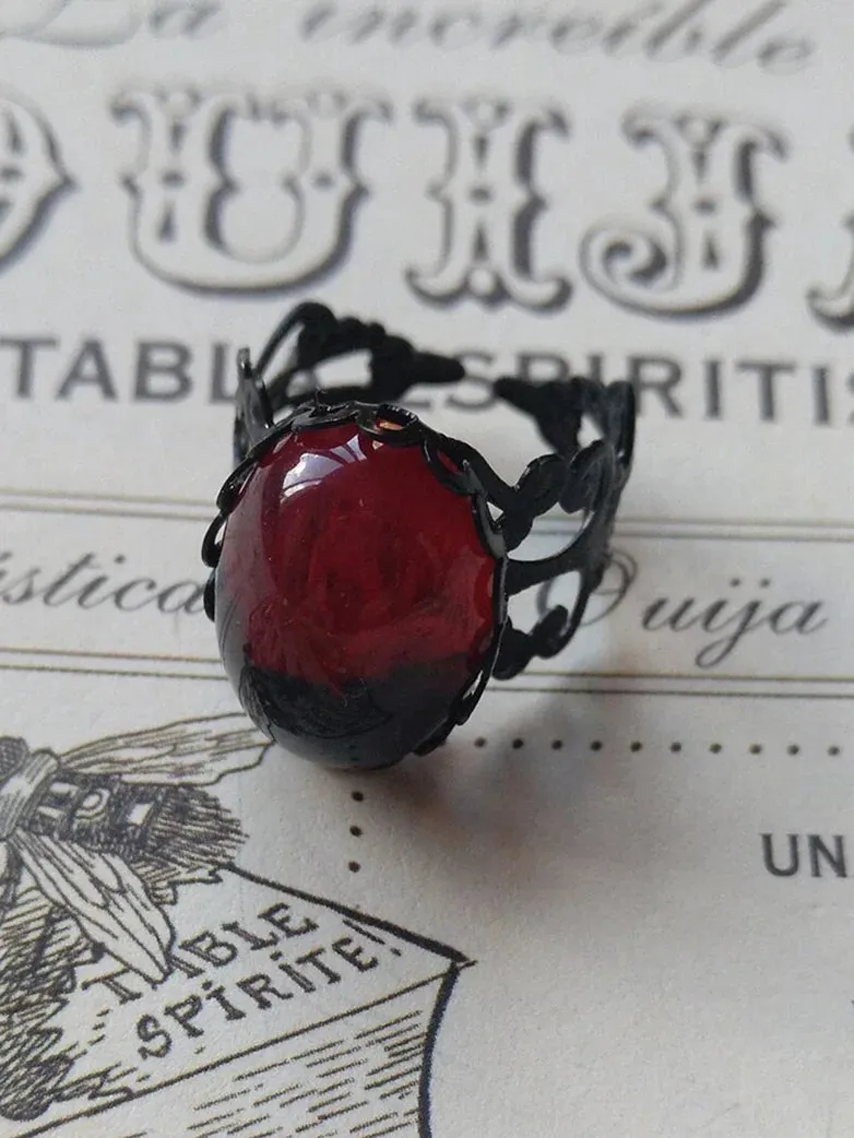 Gothic Vampire Eye Ring sold by Scarlet Darkness