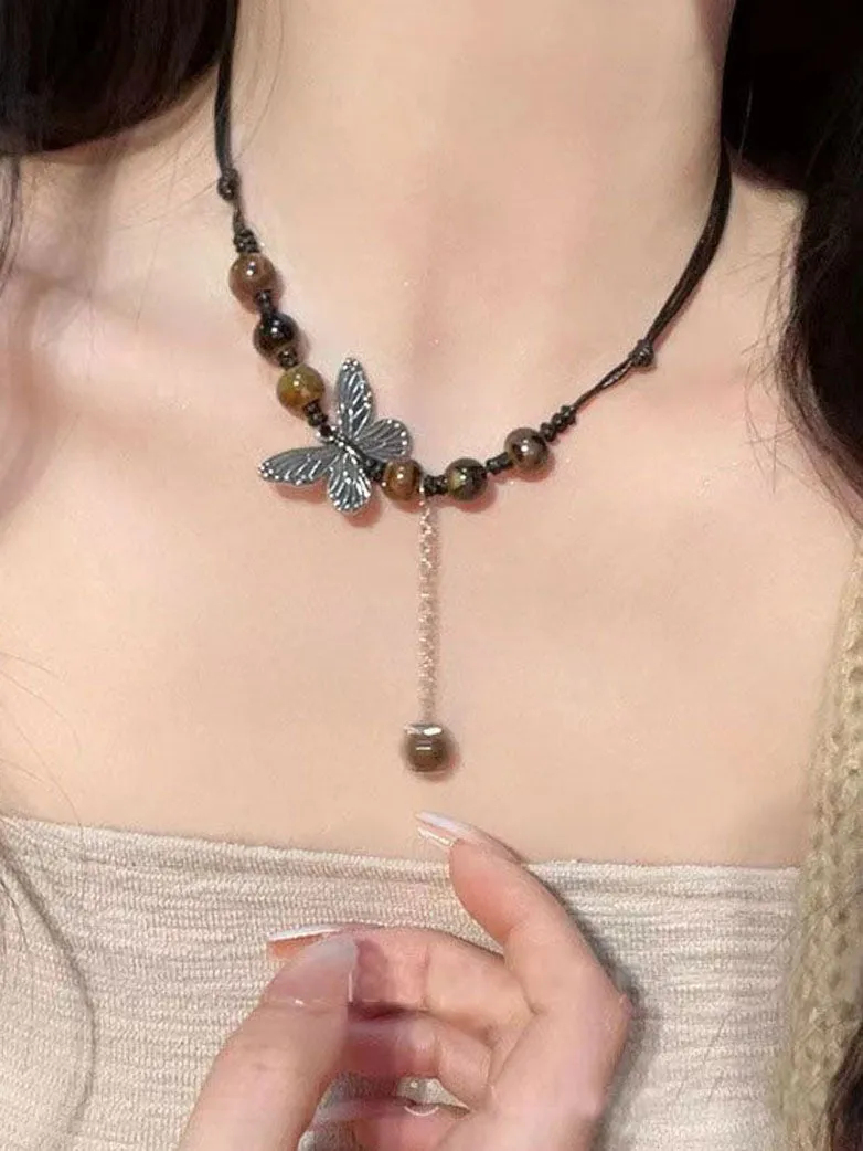 Renaissance Fairy Butterfly Necklace sold by Scarlet Darkness product image thumbnail 2
