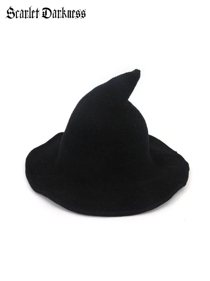 Gothic Witch Knitting Hat sold by Scarlet Darkness product image thumbnail 2